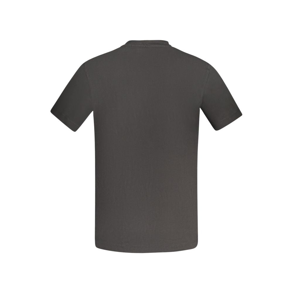 Calvin Klein Black Cotton Men T-Shirt - XL