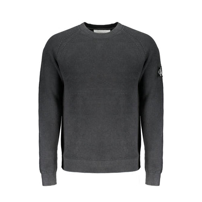 Calvin Klein Black Cotton Sweater - XXL