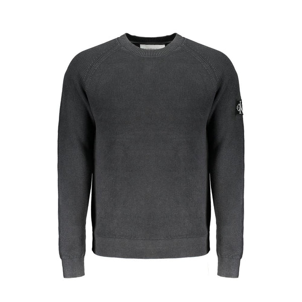 Calvin Klein Black Cotton Sweater - XXL