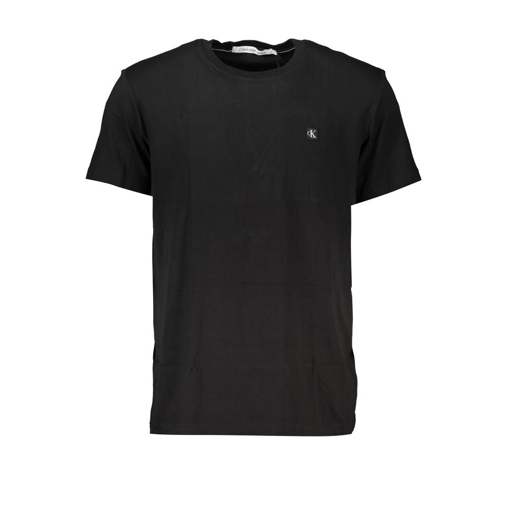 Calvin Klein Black Cotton T-Shirt - L