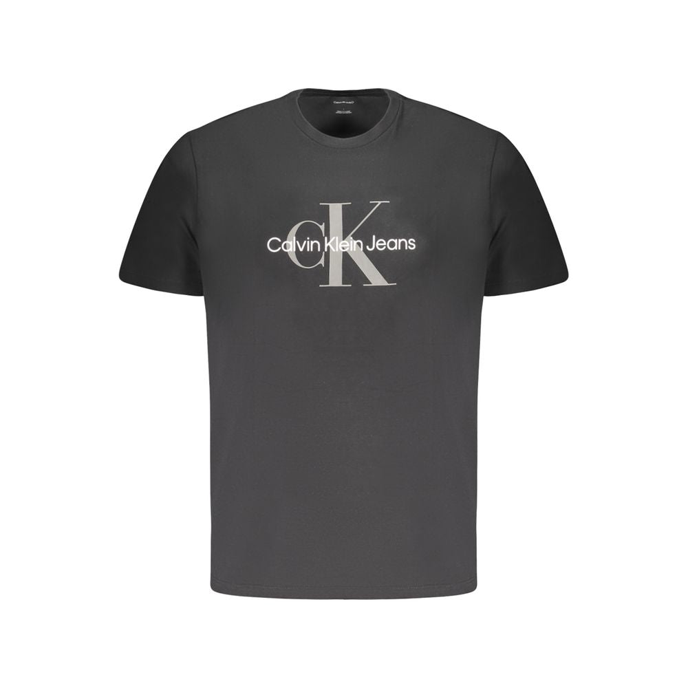 Calvin Klein Black Cotton T-Shirt - M