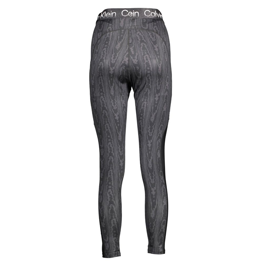 Calvin Klein Black Cotton Women Legging - XL