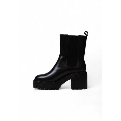 Calvin Klein Black Leather Boot - EU38/US8