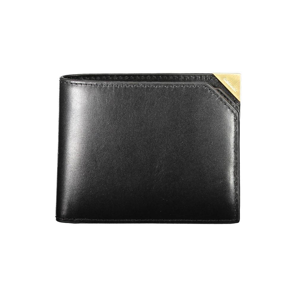 Calvin Klein ’Black Leather Men Wallet’