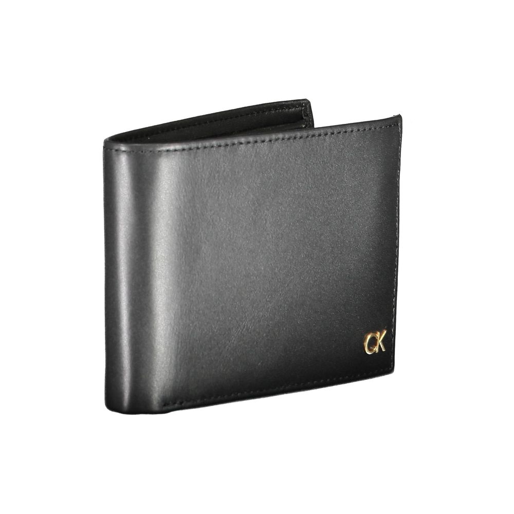 Calvin Klein Black Leather Men Wallet