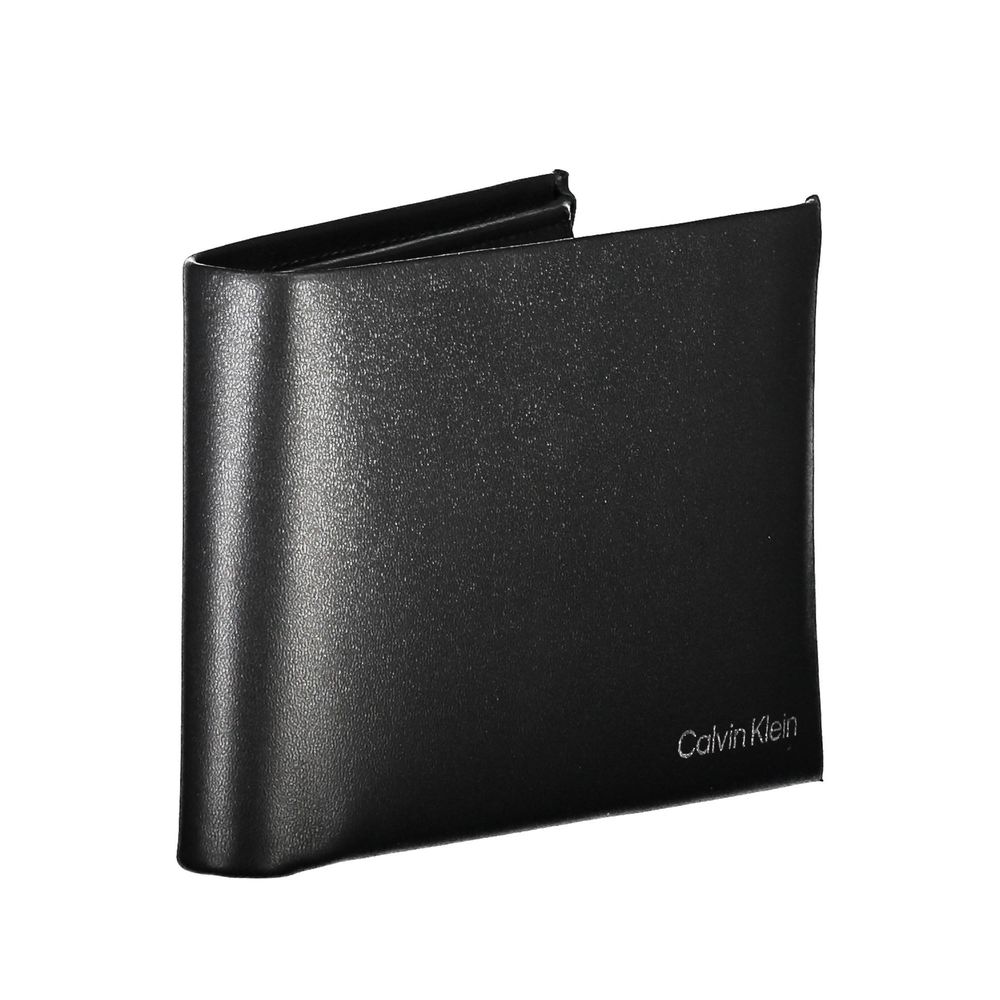 Calvin Klein Black Leather Men Wallet