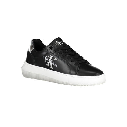 Calvin Klein Black Leather Women Sneaker