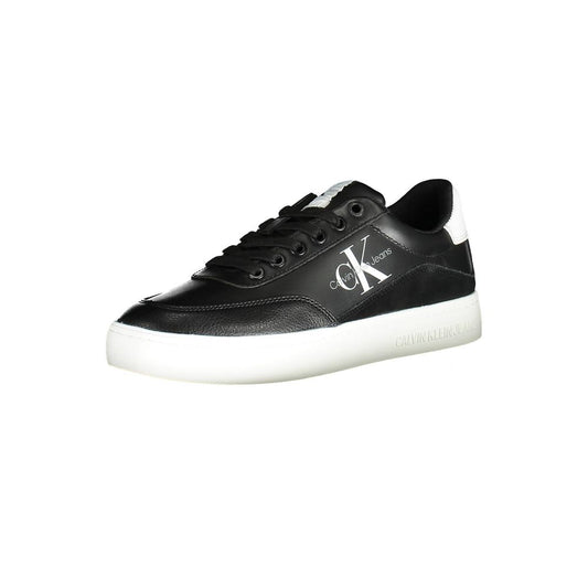 Calvin Klein Black Leather Women Sneaker