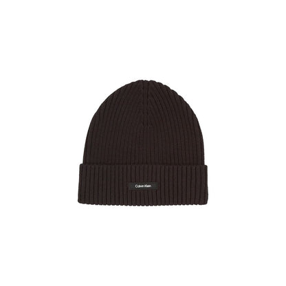 Calvin Klein Black Organic Cotton Hats & Cap - UNI