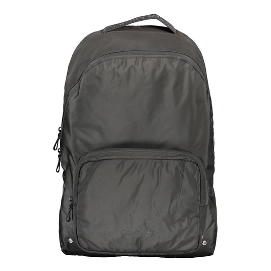 Calvin Klein Black Polyester Men Backpack