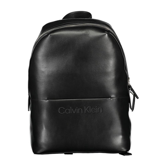 Calvin Klein Black Polyester Men Backpack