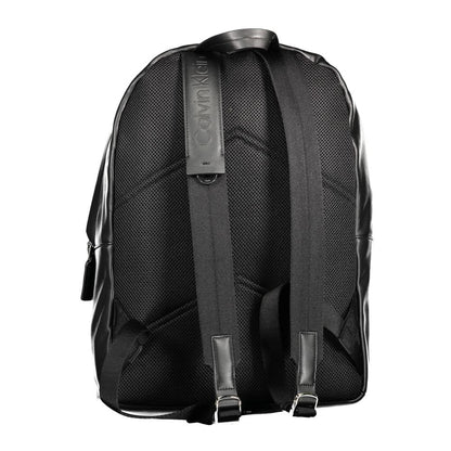 Calvin Klein Black Polyester Men Backpack