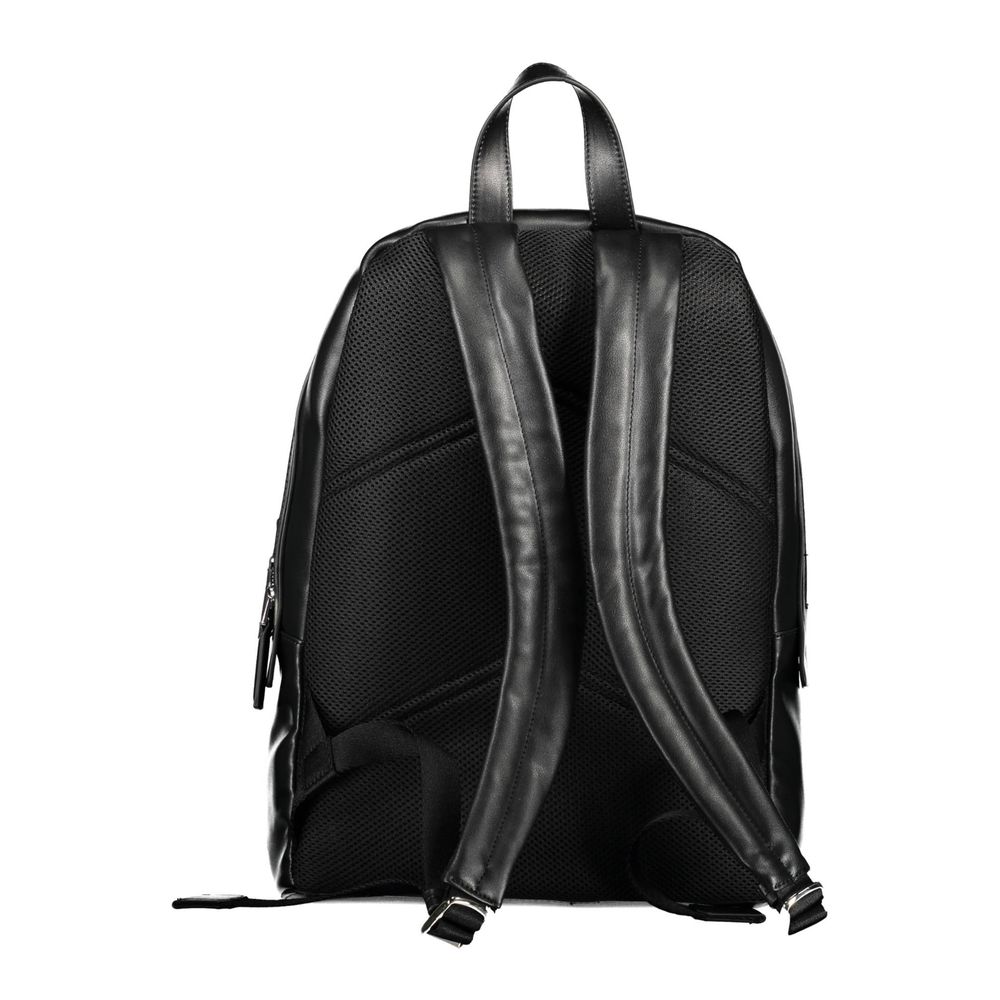 Calvin Klein Black Polyester Men Backpack