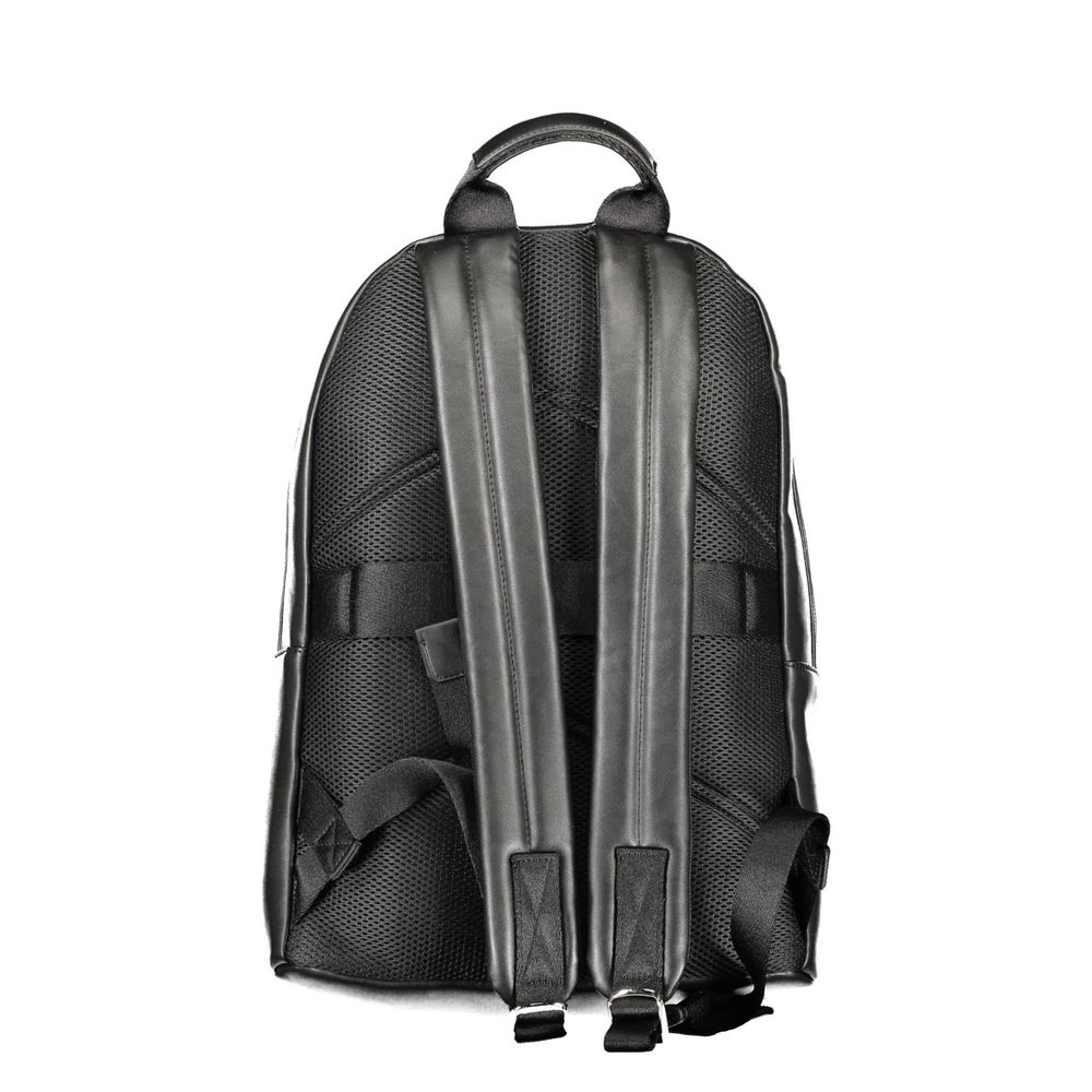 Calvin Klein Black Polyester Men Backpack