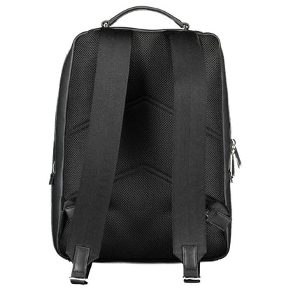 Calvin Klein Black Polyester Men Backpack