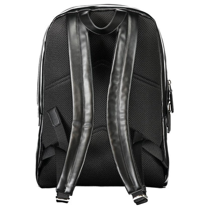 Calvin Klein Black Polyester Men Backpack