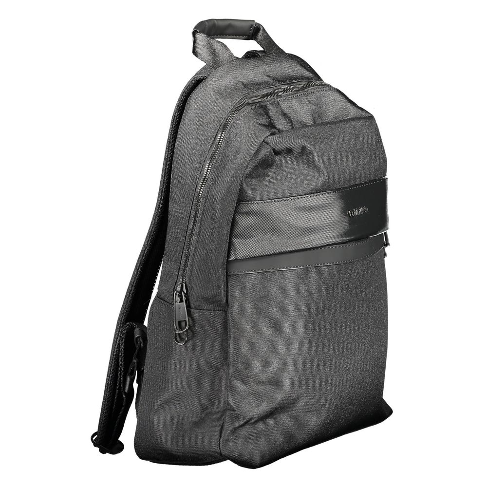 Calvin Klein Black Polyester Men Backpack