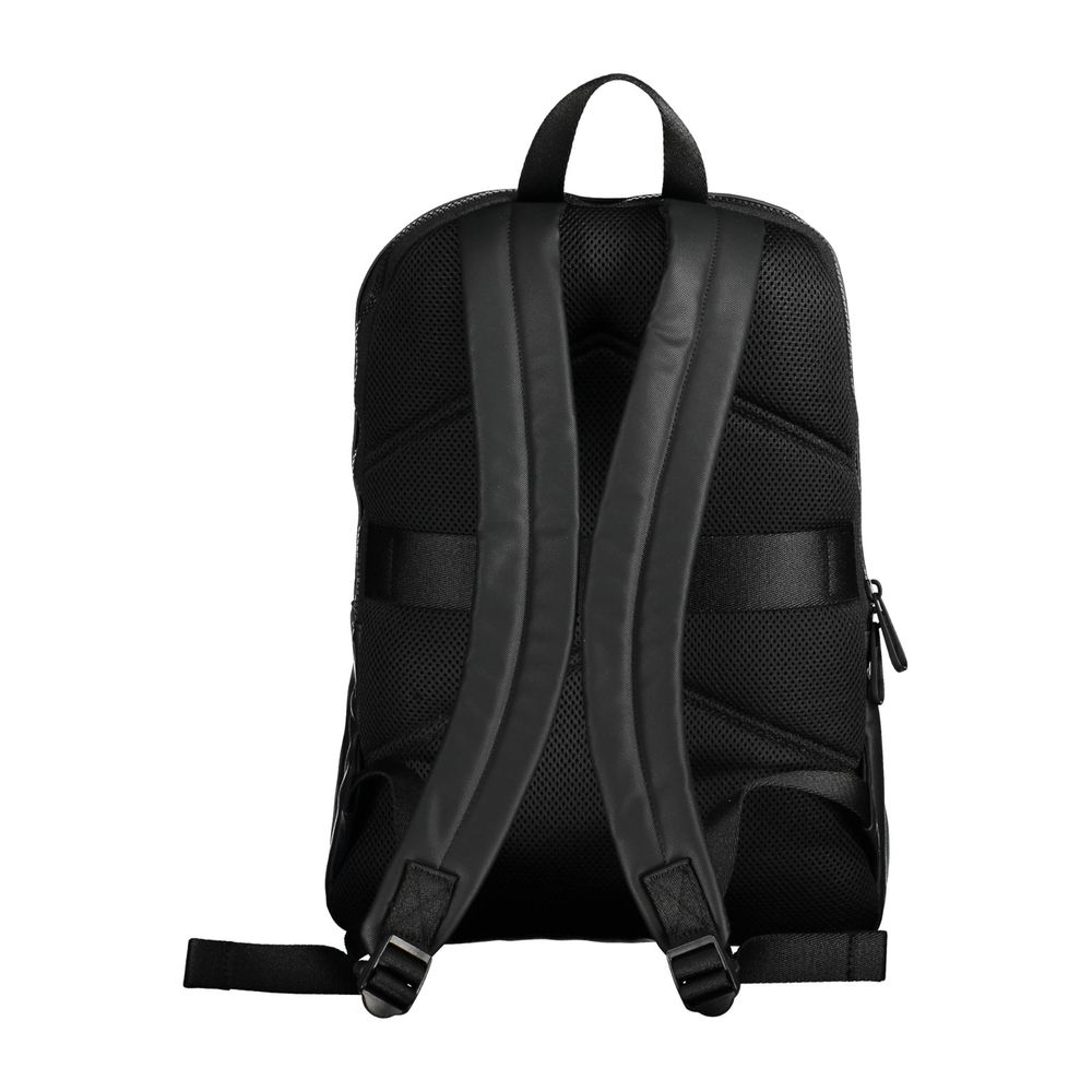 Calvin Klein Black Polyester Men Backpack