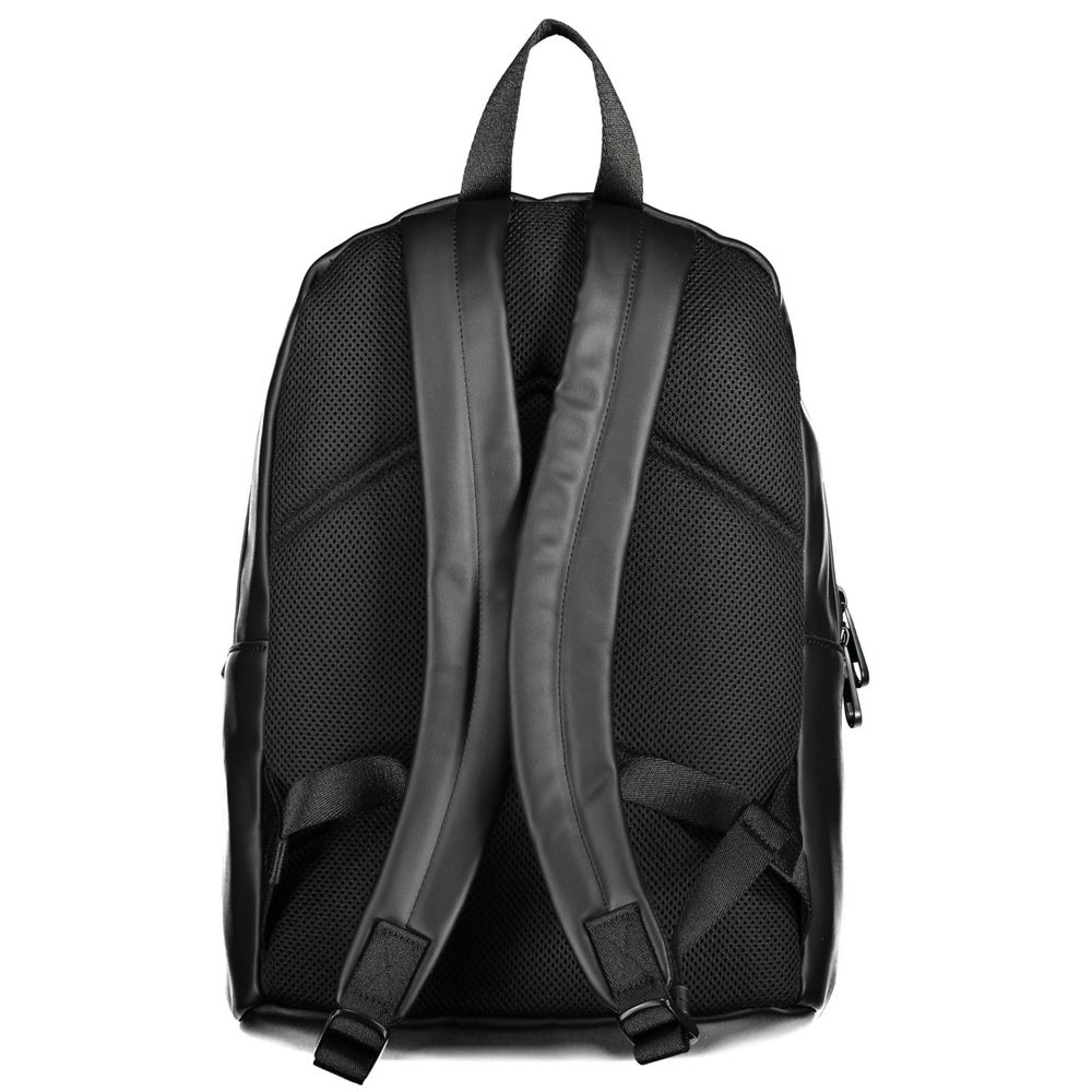 Calvin Klein Black Polyester Men Backpack