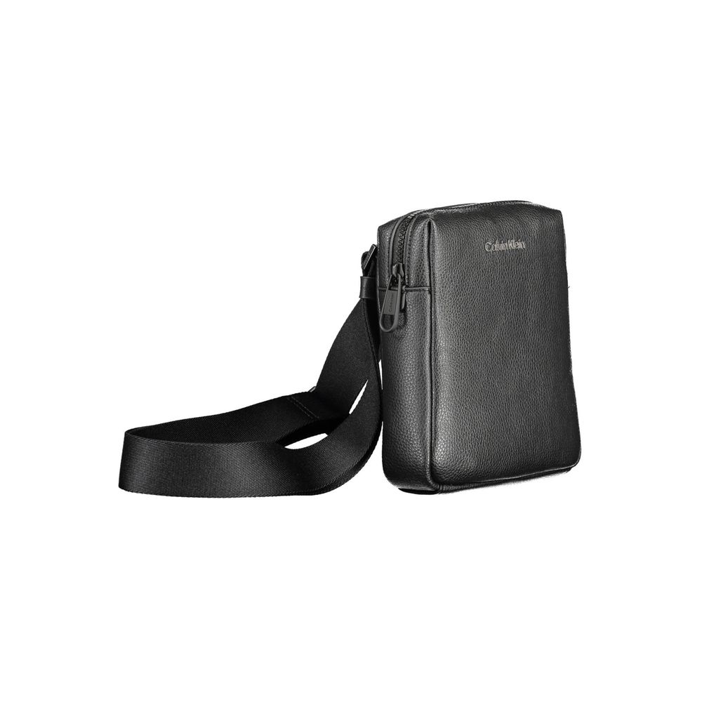 Calvin Klein Black Polyester Men Shoulder Bag