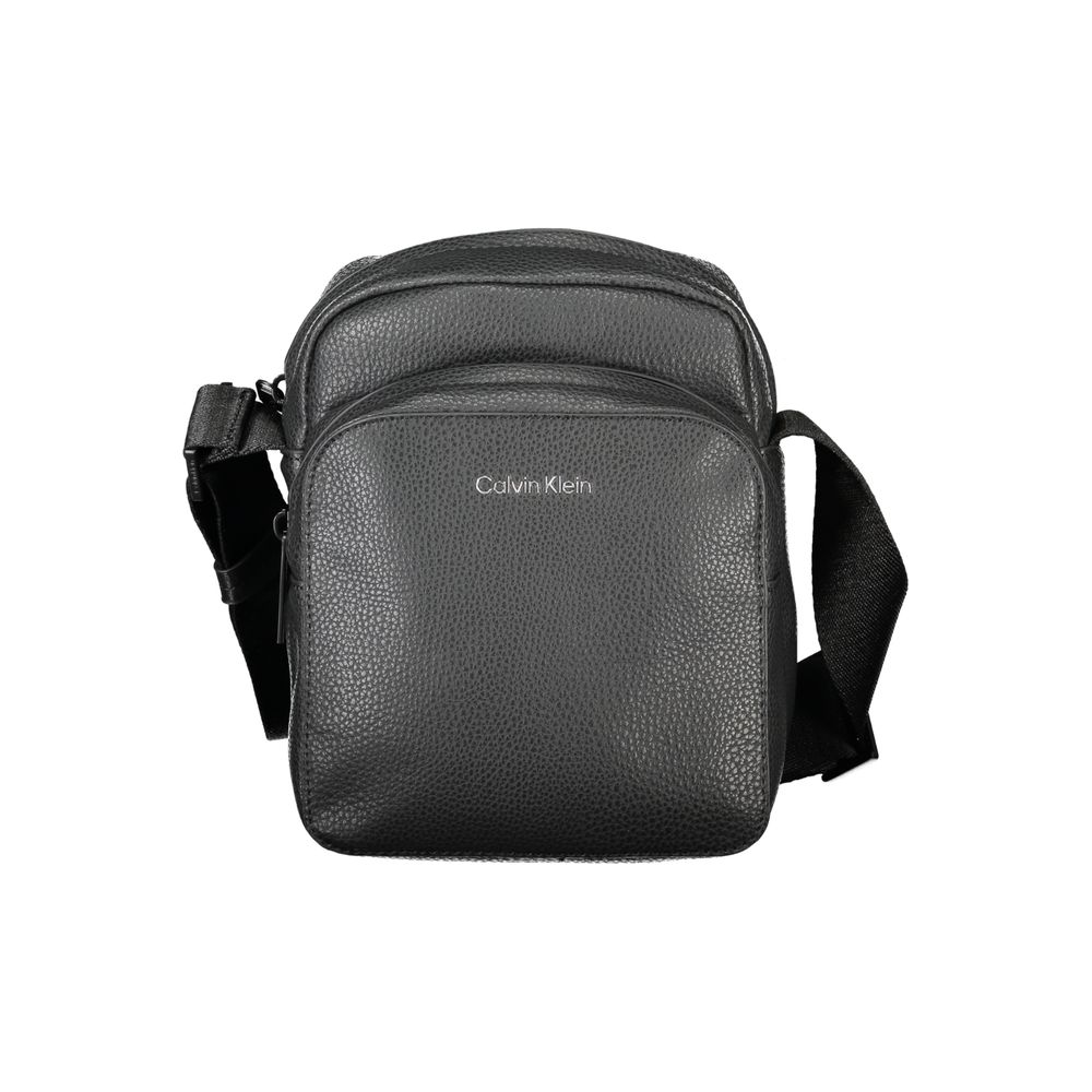 Calvin Klein Black Polyester Men Shoulder Bag