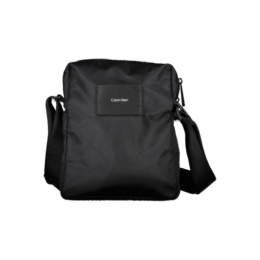 Calvin Klein Black Polyester Men Shoulder Bag