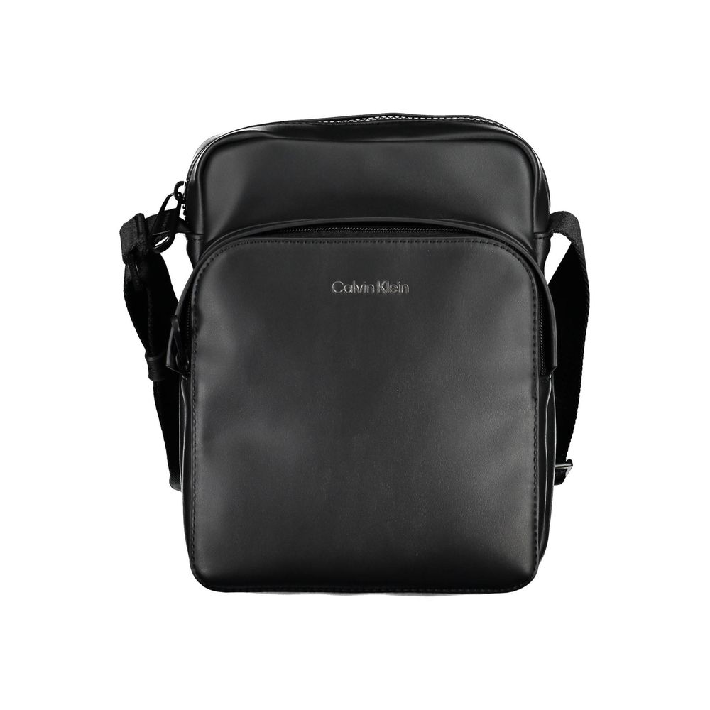 Calvin Klein Black Polyester Men Shoulder Bag