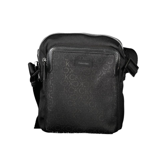 Calvin Klein Black Polyester Men Shoulder Bag