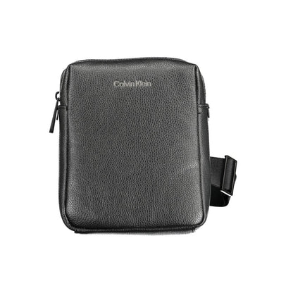 Calvin Klein Black Polyester Men Shoulder Bag