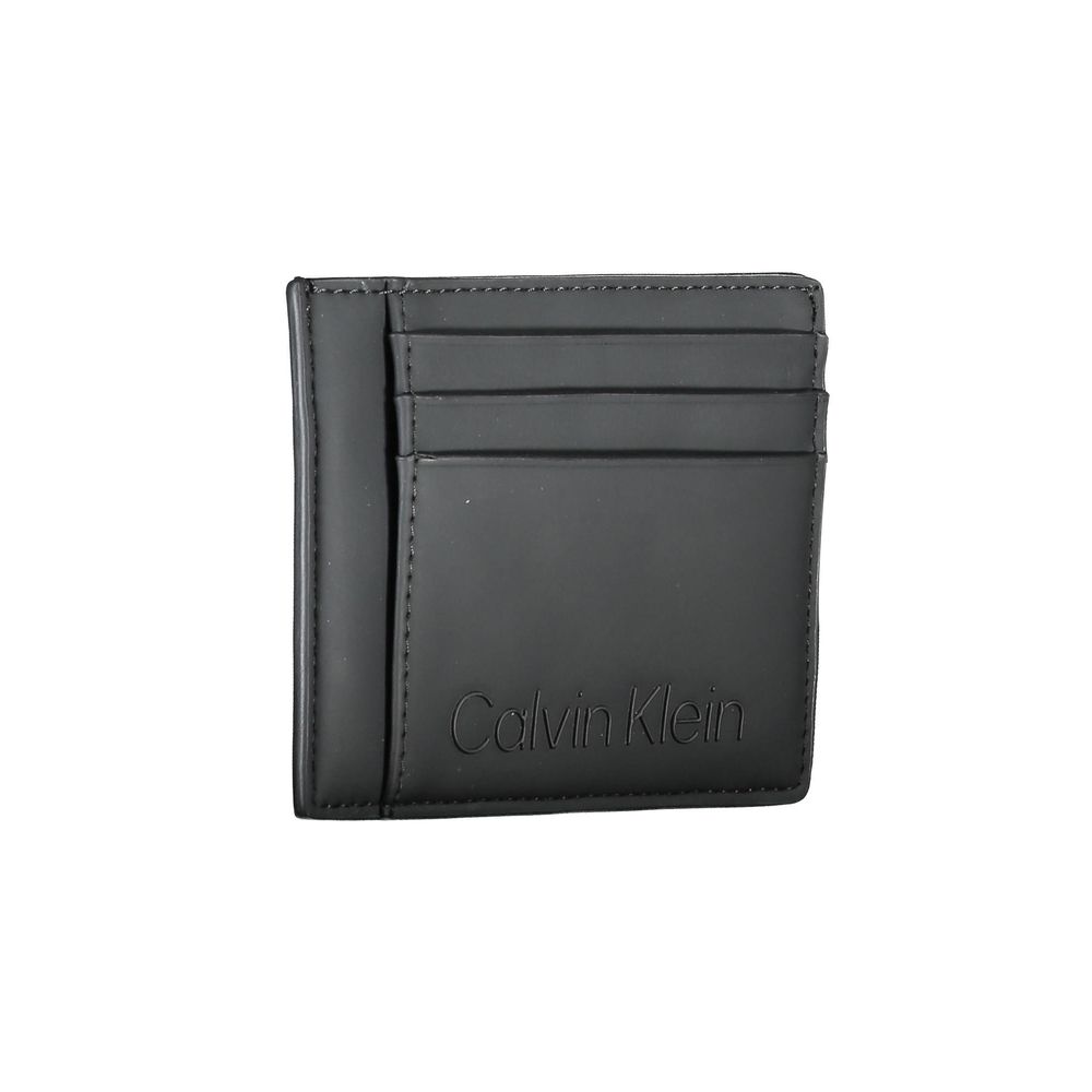 Calvin Klein Black Polyester Men Wallet