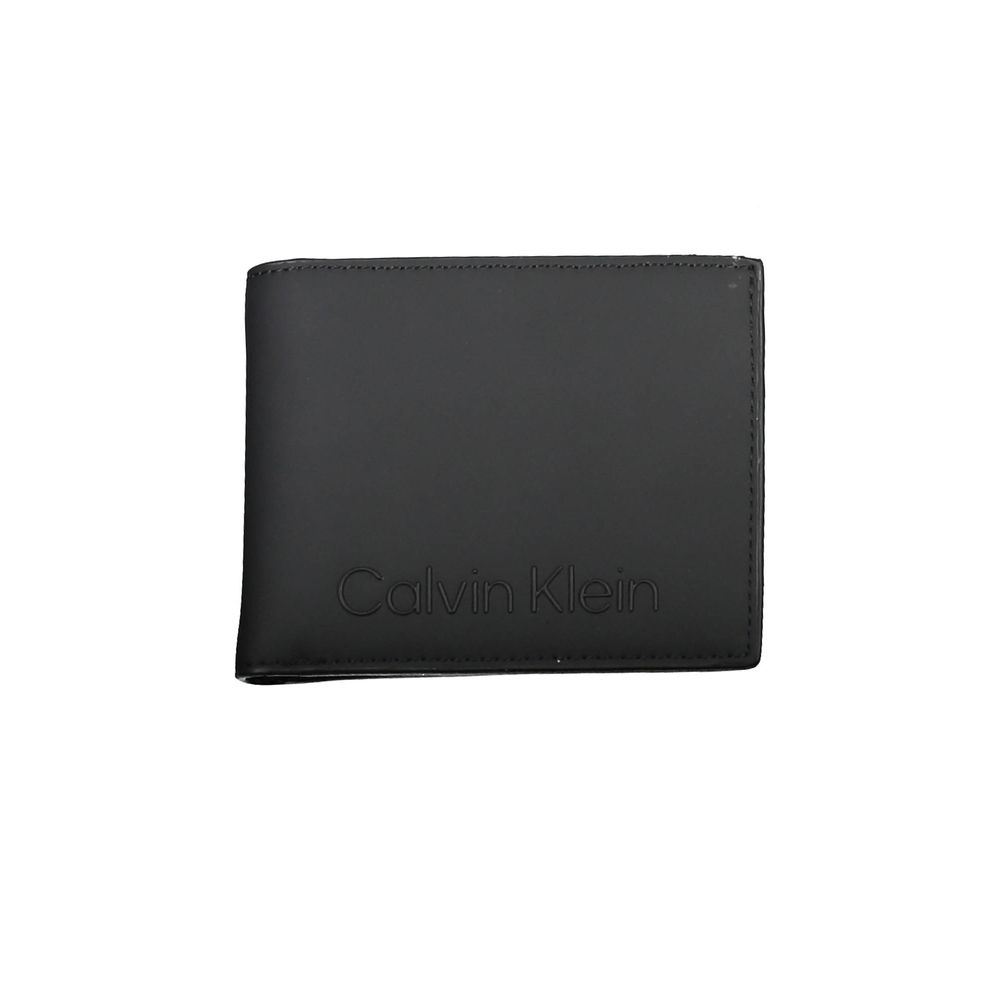 Calvin Klein Black Polyester Men Wallet