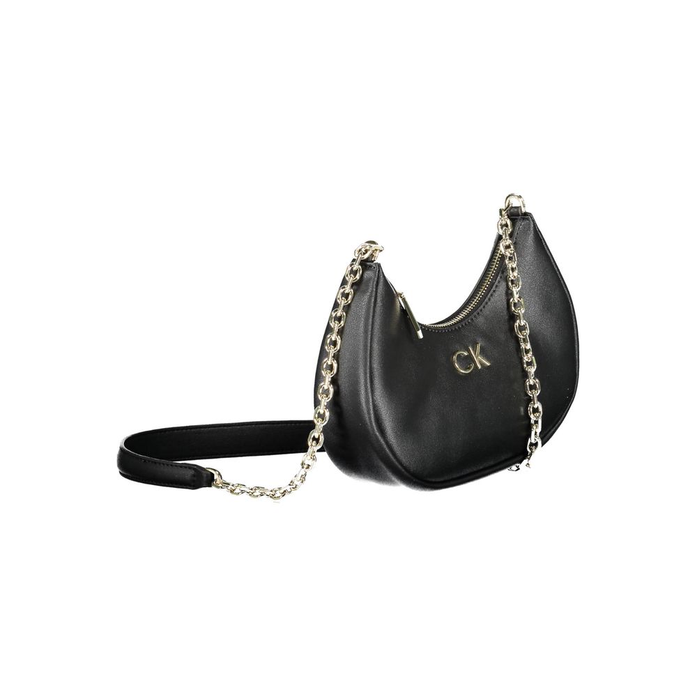 Calvin Klein Black Polyester Women Handbag