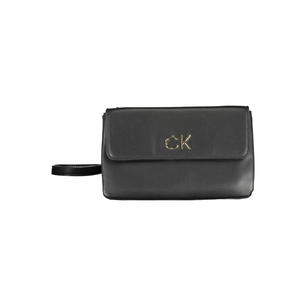 Calvin Klein Black Polyester Women Handbag