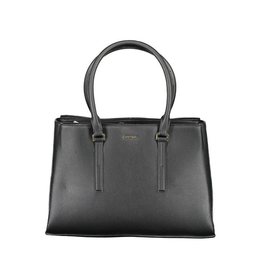 Calvin Klein Black Polyester Women Handbag