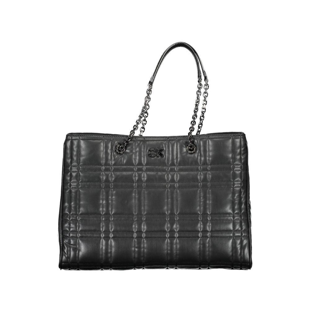 Calvin Klein Black Polyester Women Handbag