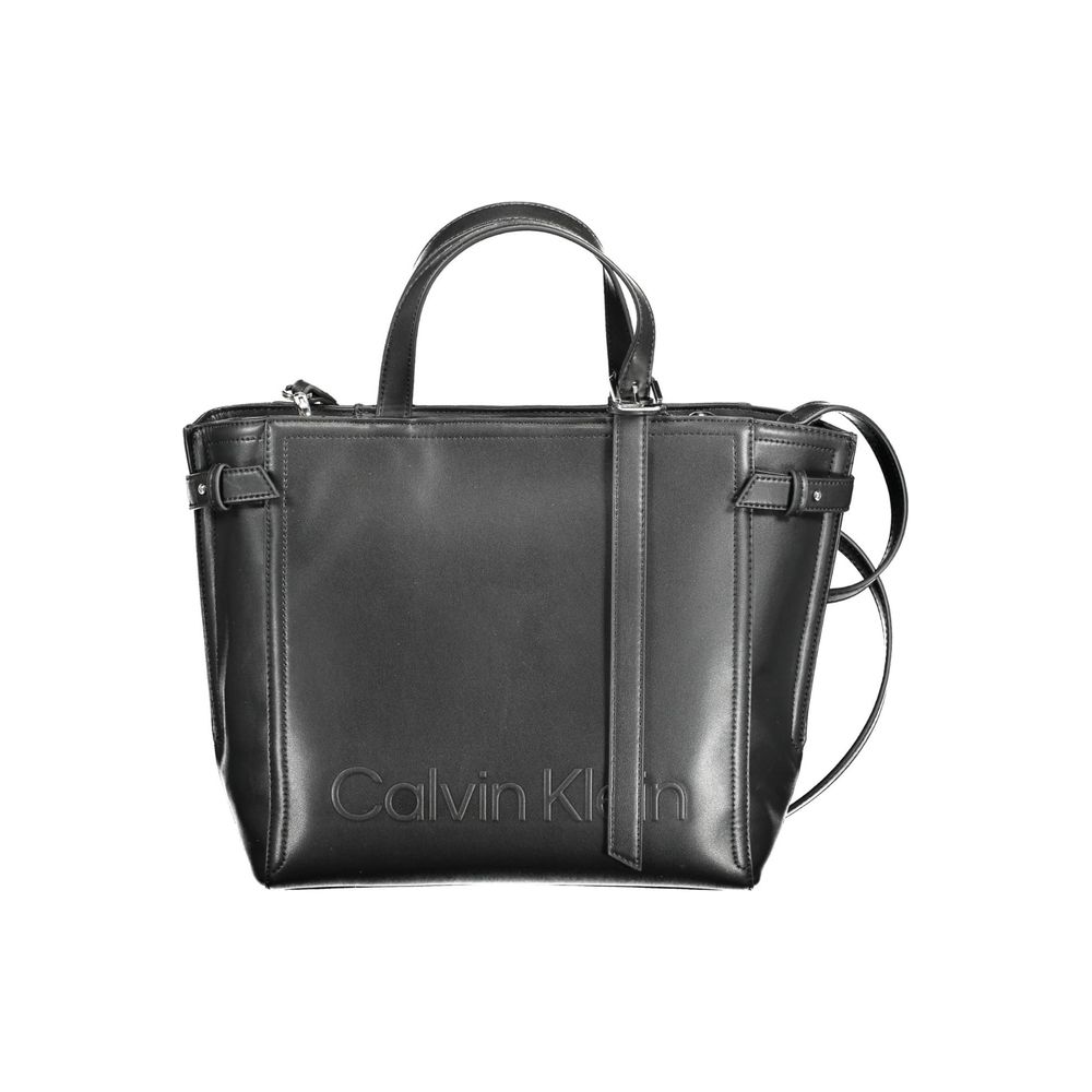 Calvin Klein Black Polyester Women Handbag