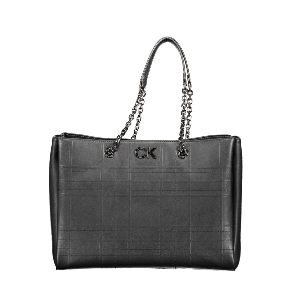 Calvin Klein Black Polyester Women Handbag