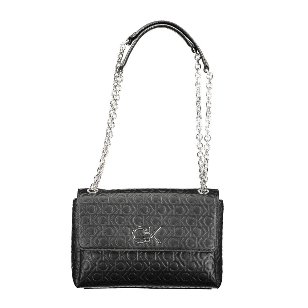 Calvin Klein Black Polyester Women Handbag