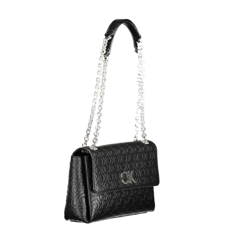 Calvin Klein Black Polyester Women Handbag