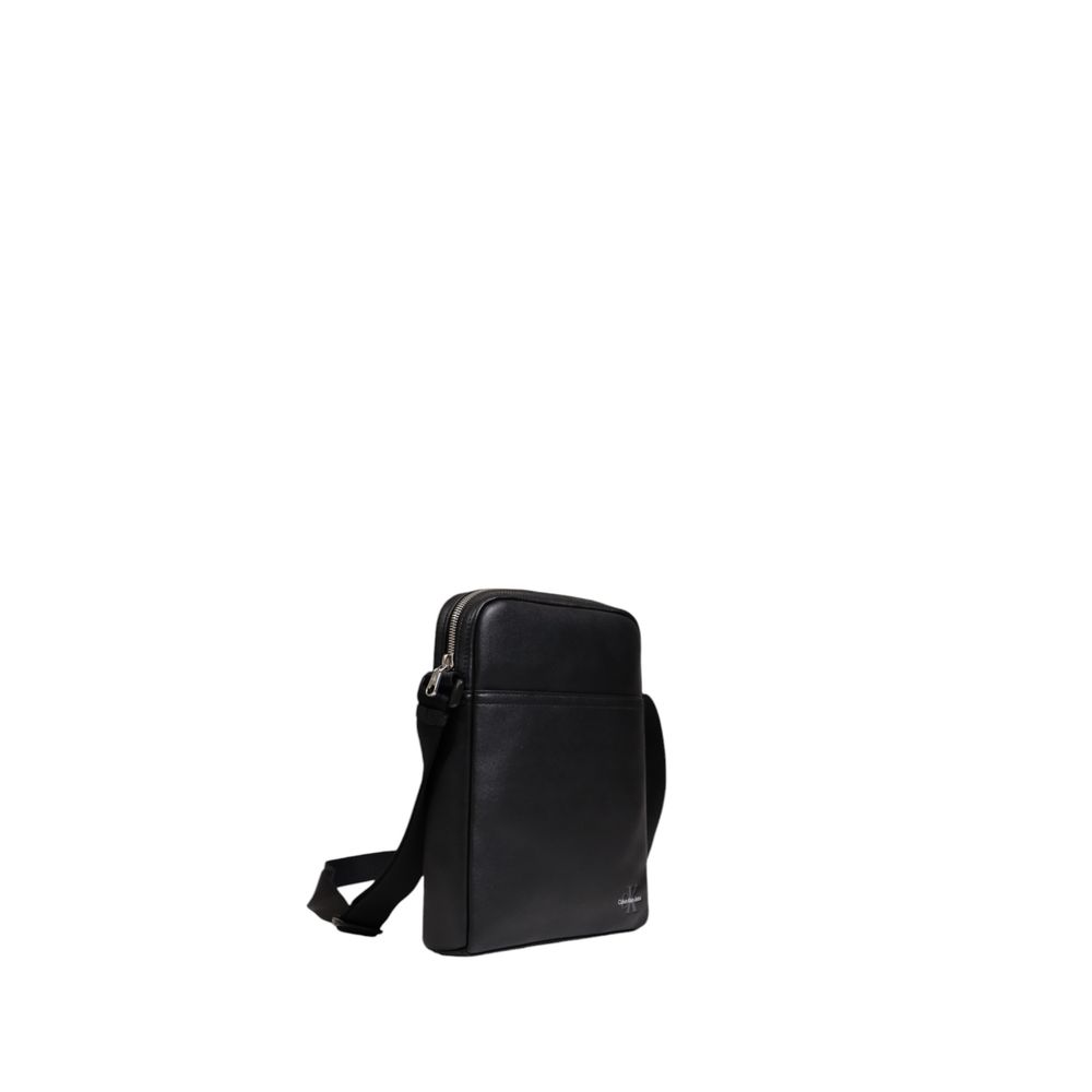 Calvin Klein Black Polyethylene Messenger Bag