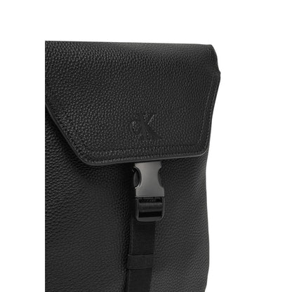 Calvin Klein Black Polyethylene Messenger Bag