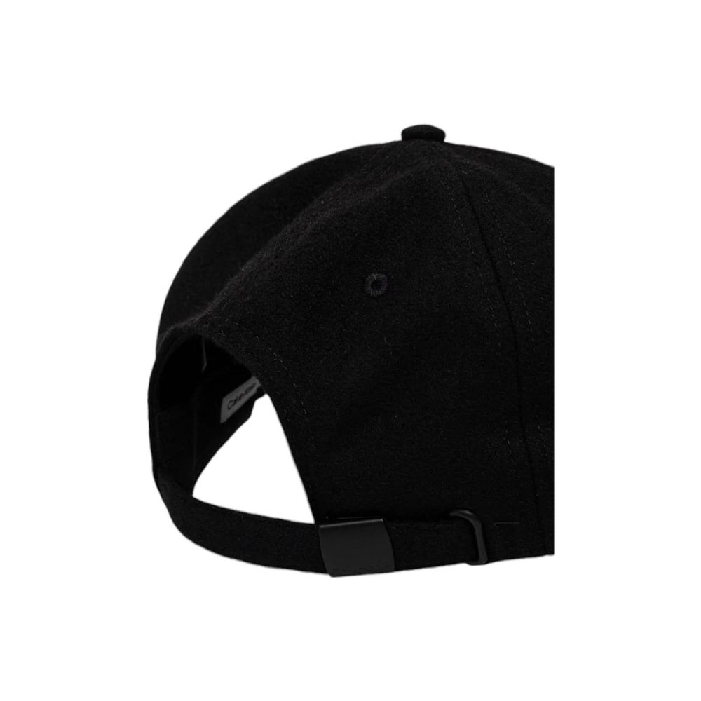 Calvin Klein Black Wool Hats & Cap - UNI