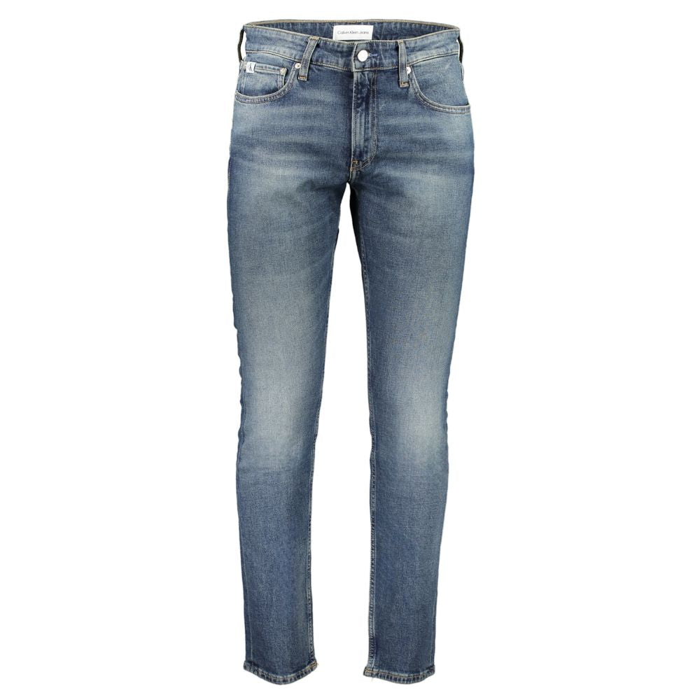 Calvin Klein Blue Cotton Jeans & Pant