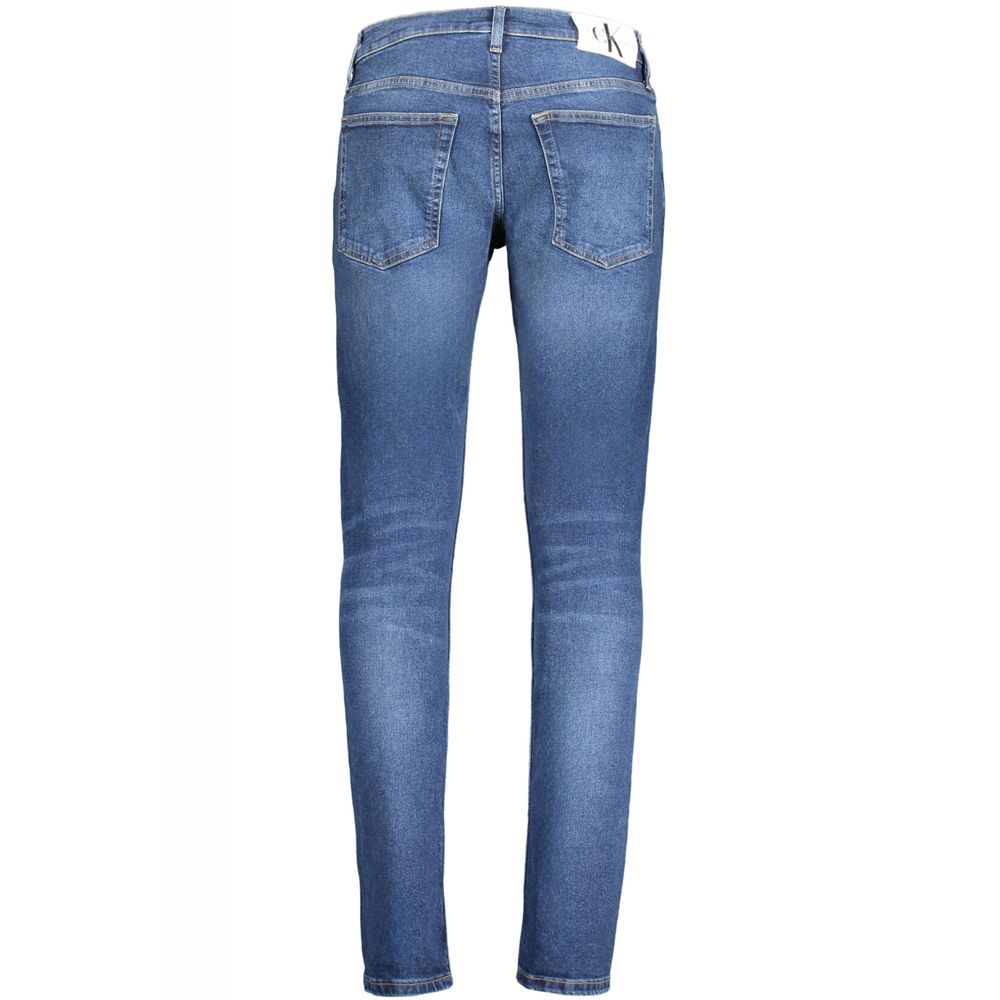 Calvin Klein Blue Cotton Jeans & Pant