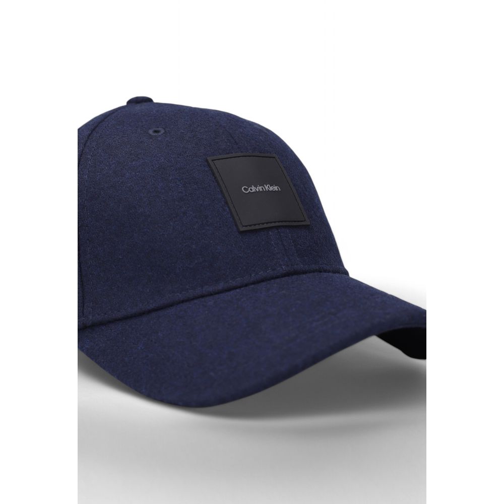 Calvin Klein Blue Wool Hats & Cap - UNI