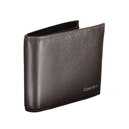 Calvin Klein Brown Leather Men Wallet