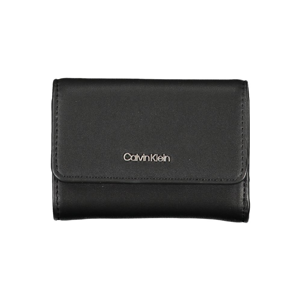 Calvin Klein Elegant Black Polyethylene Wallet