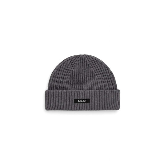 Calvin Klein Gray Organic Cotton Hats & Cap - UNI