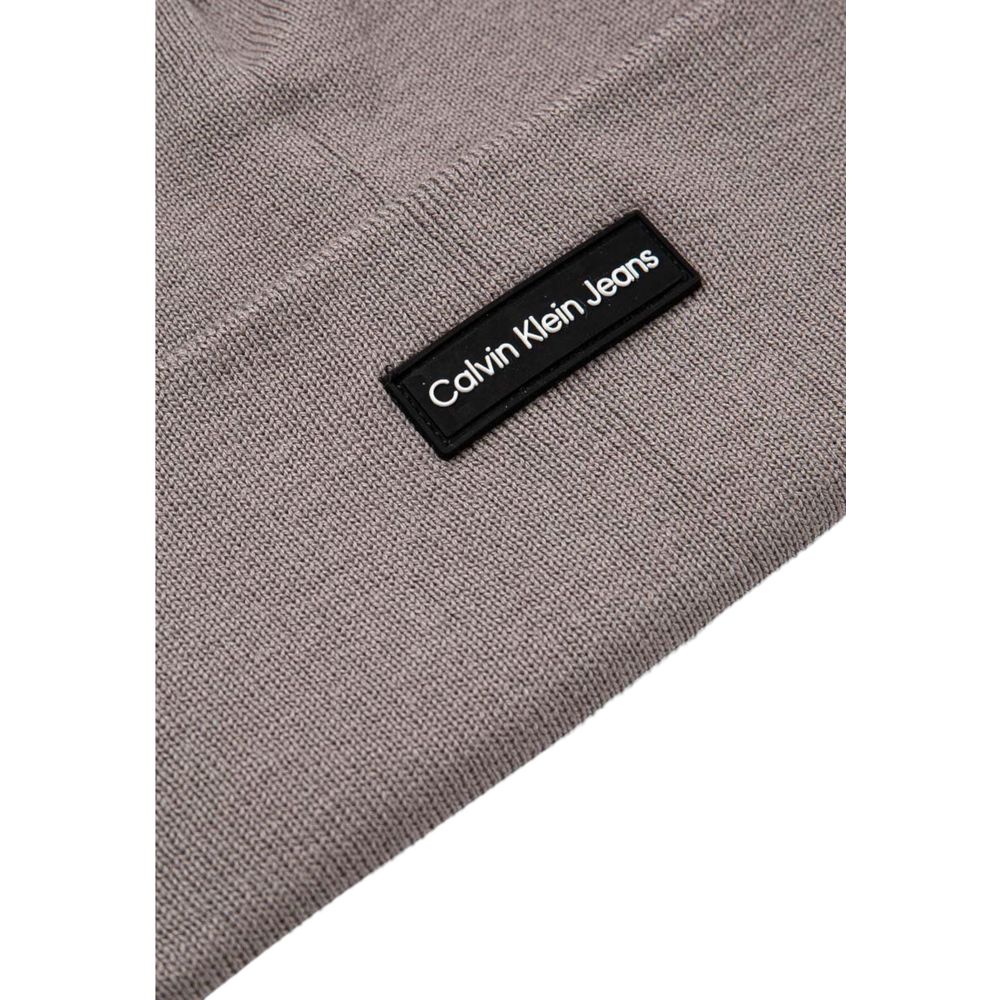 Calvin Klein Gray Recycled Polyester Hats & Cap - UNI