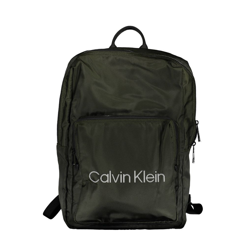 Calvin Klein Green Polyester Men Backpack